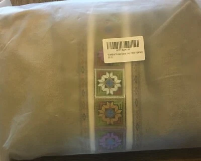 NEW WORLDLYDA WOMEN CANVAS HOBO MULTI POCKET SHOULDER BAG EMBROIDERY Light Grey - Image 1 of 2