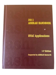 2011 ASHRAE HANDBOOK HVAC APPLICATIONS I-P EDITION - Picture 1 of 6