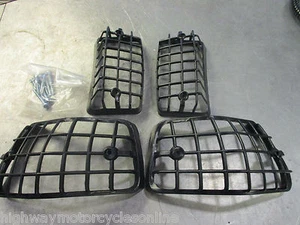 Vespa px 125 150 200 Plastic Black Accessory Indicator Covers Grills - Picture 1 of 4