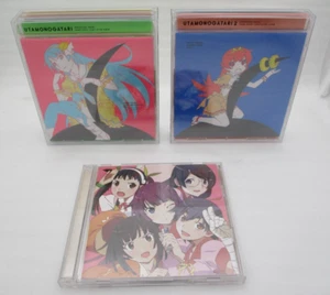 UTAMONOGATARI 1, 2 & Bakemonogatari Songs & Soundtracks 3items Monogatari Series - Picture 1 of 16