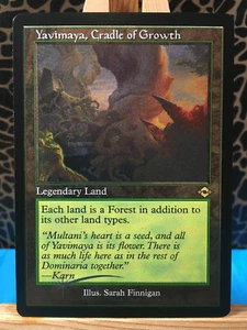 MTG - Yavimaya, Wiege des Wachstums. Moderne Horizonte 2. Retro geätzte Folie - Land. - Bild 1 von 2