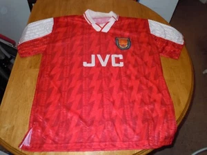 ARSENAL GUNNER SHIRT JERSEY MENS XL VINTAGE 980'S HOME FOOTBALL SOCCER - Picture 1 of 6