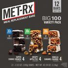Met-Rx Meal Replacement Protein Bars, Variety Pack, 12 Ct