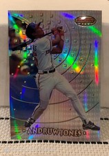1997 Bowman's Best Preview Andruw Jones Refractor SHARP GRADE-READY 🔥