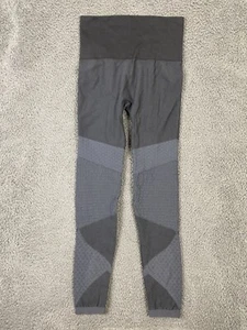 Spanx Seamless Look At Me Now Moto Leggings Womens Medium Gray Black Athleisure - Picture 1 of 6