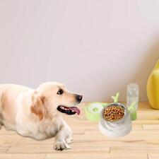 Cat Dog Food and Water Bowl Set,Elevated Food Bowls with Water Bottle, Dog Cat