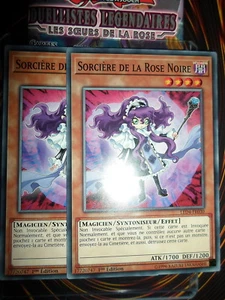 YU-GI-OH! COM PLAYSET (LOT DE 2) SORCIERE DE LA ROSE NOIRE LED4-FR030 NEUF ED1 - Picture 1 of 1