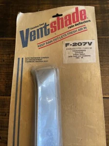 Rain Guards 2Pc Window Vent Visor Shade For Ford Thunderbird Cougar NOS Steel - Picture 1 of 8