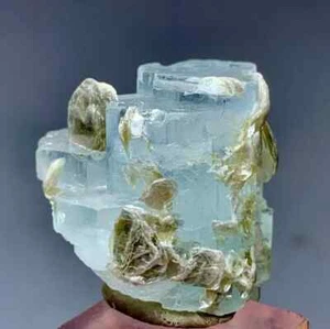 FAVOLOSO CRISTALLIODI ACQUAMARINA BRASILIANA PURISSIMA CARATI  71 - Imagen 1 de 6