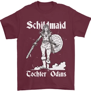 Schildmaid Viking Shield Maiden Herren 100% Baumwolle - Picture 1 of 104