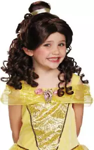 Licensed Disney Princess Beauty And The Beast Belle Child Girls Wig - Picture 1 of 2