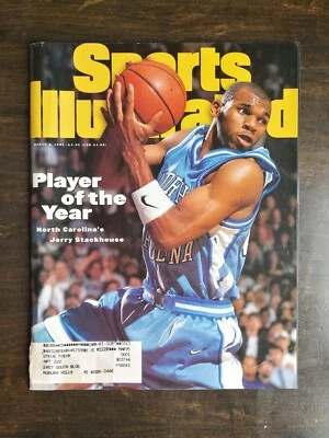 Sports Illustrated 6 de marzo de 1995 Jerry Stackhouse North Carolina Tar Heels 1023 Foto 1 de 2