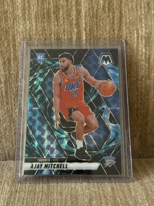2024 Panini Mosaic Basketball #204 Ajay Mitchell Genesis SSP Rookie RC Thunder - Foto 1 di 2