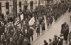 Salvation Army England Parade Real photo  Vintage Postcard - Picture 1 of 2
