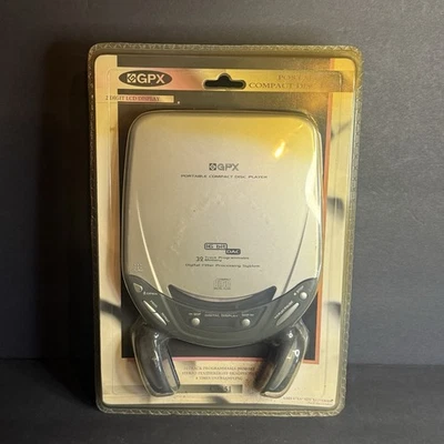 Reproductor de CD portátil GPX en embalaje original nunca abierto Foto 1 de 4