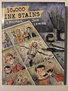 10,000 Ink Stains: A Memoir by Jeff Lemire Hardcover Book - Picture 1 of 1