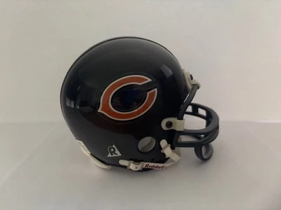 Mini capacete Chicago Bears NFL Riddell Classic Speed azul com logotipo  - Imagem 1 de 4