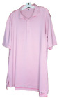 Peter Millar Mens Shirt Xl Pink Stripe Summer Comfort Collared Pullover