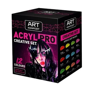 Set 12 tubes 75 ml Acrylic artist paint Creative valuable set art gift art - Picture 1 of 4