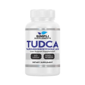 Tudca by Simpli Supplements, 500MG Serviers, Gallbladder & Liver Cleanse Supple - Picture 1 of 8