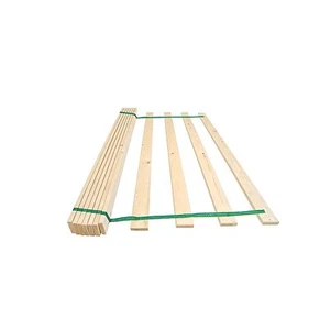 Replacement Pine Wooden Flat Bed Slats Set Webbed All Bed Sizes - Free Delivery - Picture 1 of 10