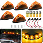 5X Amber LED Cab Roof Marker Lights Kit For 99-16 Ford F250 F350 F450 Super Duty Ford E-350