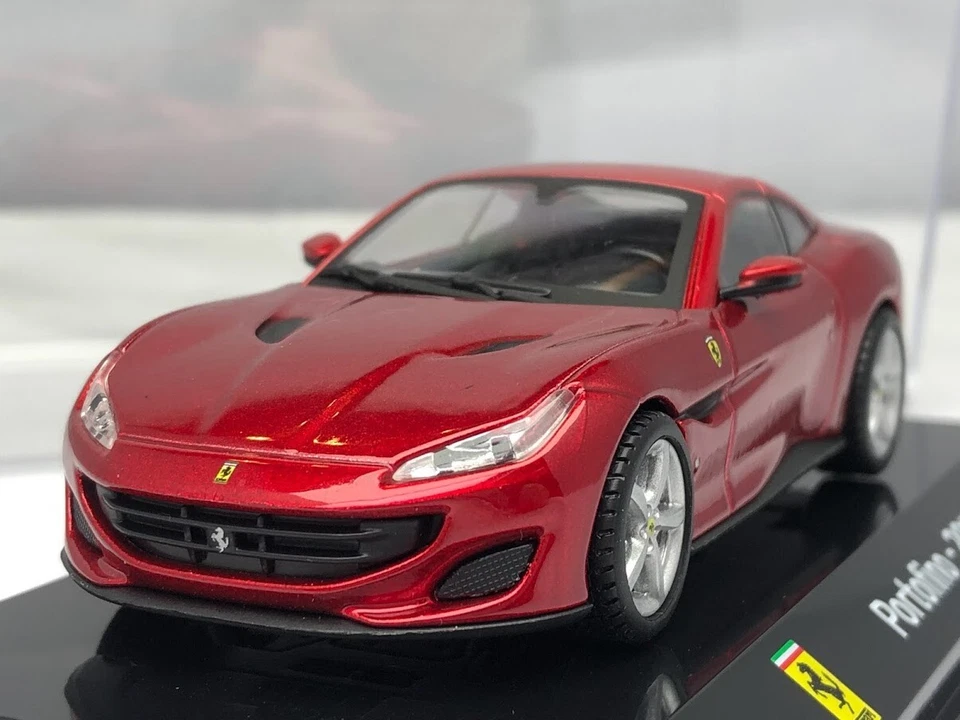 2018 Ferrari Portofino Rosso Metallizzato 1/43 Modellino Auto Ixo Altaya - Immagine 1 di 4