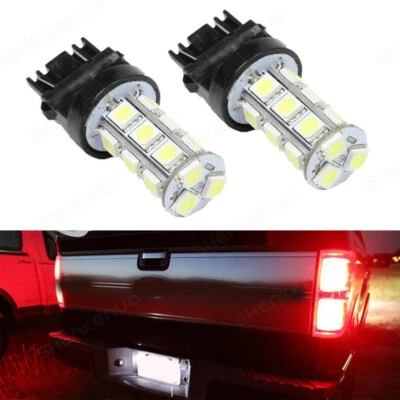 3157 Red LED Brake Stop Signal Tail Light Bulbs For Dodge Charger 2006-2010 - Изображение 1 из 4