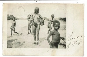 CPA-Carte Postale-Congo exBelge -Une maman et ses enfants 1914 VM9851 - Picture 1 of 2