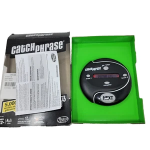 Hasbro Catch Phrase Juego Electrónico Portátil 2016 Negro Probado Funciona en Caja - Imagen 1 de 9