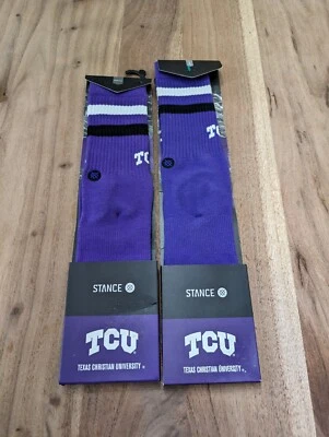 Stance TCU 556 Classic Crew Socks 1x L 9-12  1x M  6-8.5 Purple - Image 1 of 3