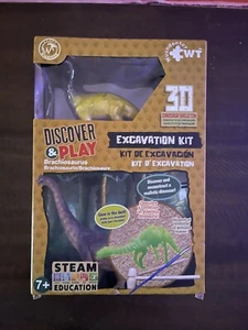 Discover And Play 3D Dinosaur Fossil Excavation Kit "BRACHIOSAURUS" - Picture 1 of 2