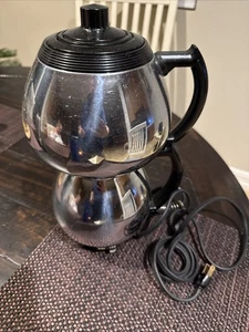 Sunbeam Coffeemaster C30A Chrome Electric Automatic Siphon Coffee Maker - WORKS! - Picture 1 of 3