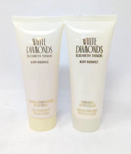 White Diamonds Elizabeth Taylor 2 pc Body Radiance Lotion & Wash 3.3 oz each New - Picture 1 of 3