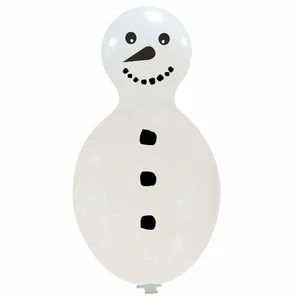 1 x 67" CATTEX Riesen-Puppenballon * SNOWMAN / SCHNEEMANN * (170cm) - Picture 1 of 1