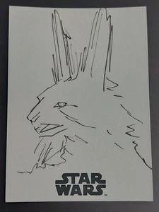 2018 Topps Solo: A Star Wars Story Vulptex Sketch Art Card By Dan Cooney 1/1 - Picture 1 of 2