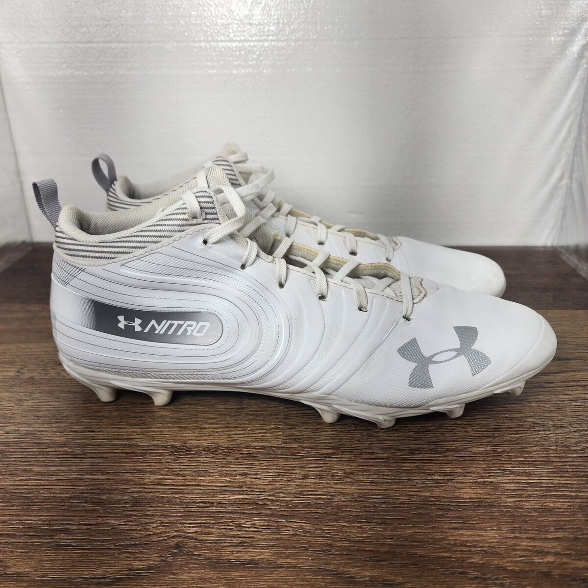 Under Armour Silver Football Shoes & Cleats for Men for sale Under Armour Silver Football Shoes & Cleats for Men for sale