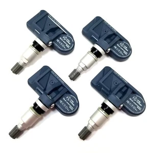 4 Silver Metal Clamp-On ITM Sensors 315MHz TPMS for Porsche Panamera 2010-2012 - Picture 1 of 4