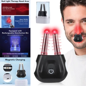 Red Light Nasal Therapy Device for Nose Sinus Pain Loss Smell Congestion Relief - Picture 1 of 18
