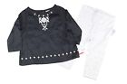 Carters Girls 2pc Embroidery Top Tunic Outfit Tights Pants NWT 6 Mos