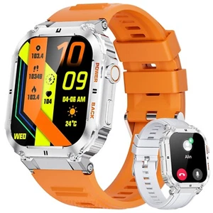 2025 Smartwatch Hombre Llamada Frecuencia Cardíaca Pulsómetro Fitness Impermeable Reloj de Pulsera - Imagen 1 de 7