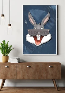 BUGS BUNNY FASHION A4, A3 POSTER ART PRINT - Picture 1 of 1