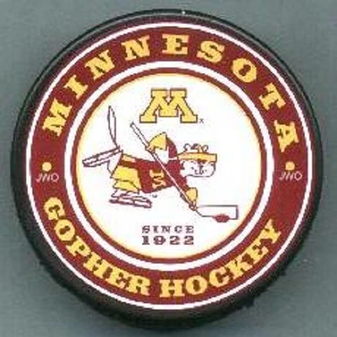 MINNESOTA GOLDEN GOPHERS 2005-2006 Since1922 Retro PUCK - #2L Cover