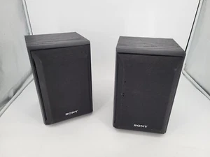Sony SS-B1000 Performance Speakers Pair 120W Black. Cloth Damage. Works As Is - Picture 1 of 17