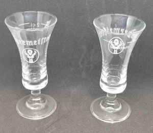 Juego de 4 vasos de chupito de licor de 3 3/4 pulgadas de alto con vástago con patas Jagermeister 2 cl - Imagen 1 de 7