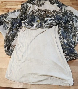 Camicia boho manica corta con camicia interna tempo Paris M/L romantica nuova con etichette - Foto 1 di 7
