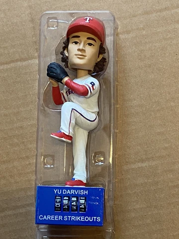 YU DARVISH Texas Rangers K-COUNTER - Uniform Color “RED" 2013 BOBBLEHEAD NEW! Cover