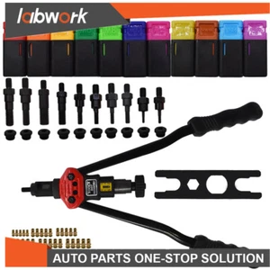 Labwork Rivet Gun Kit Rivnut Setting Tool Nut Tool Hand Blind Riveter Gun 16Inch - Picture 1 of 12