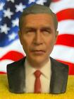 3D Printed Full Color George W. Bush Bust Statue Presidential Collectible 3 Inch