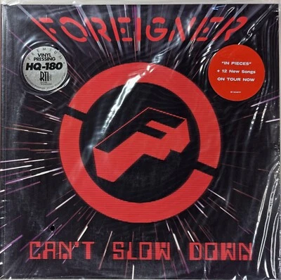 FOREIGNER Can't Slow Down SEALED 180 Gram 2LP - Image 1 of 2